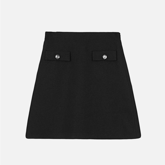 Black mini skirt (size S) from SDeer - Picture 1 of 7